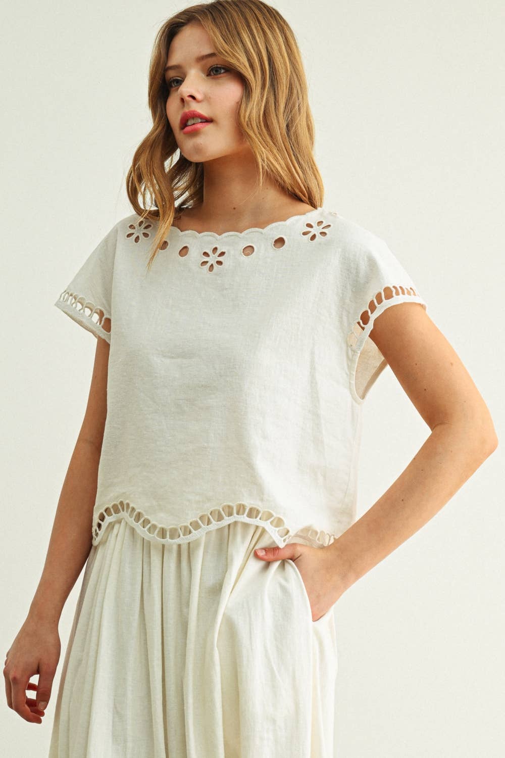 The Winnie Floral Embroidered Top