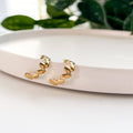 Gold Devil’s Ivy Hoops