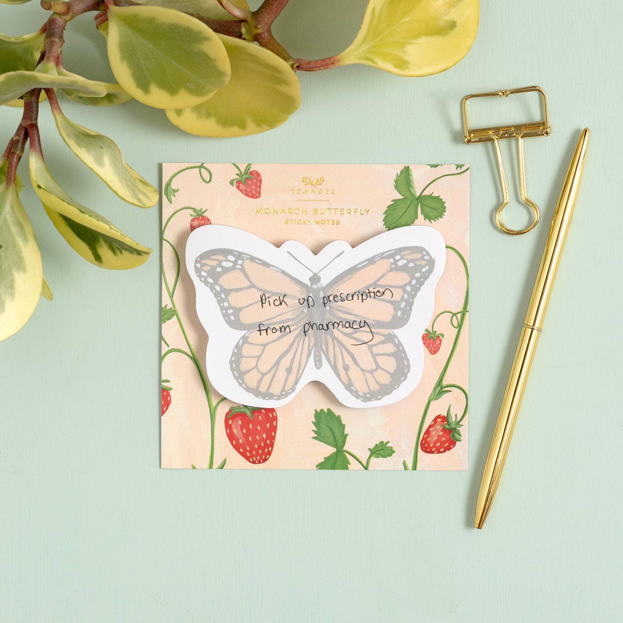 Monarch Butterfly Sticky Notes