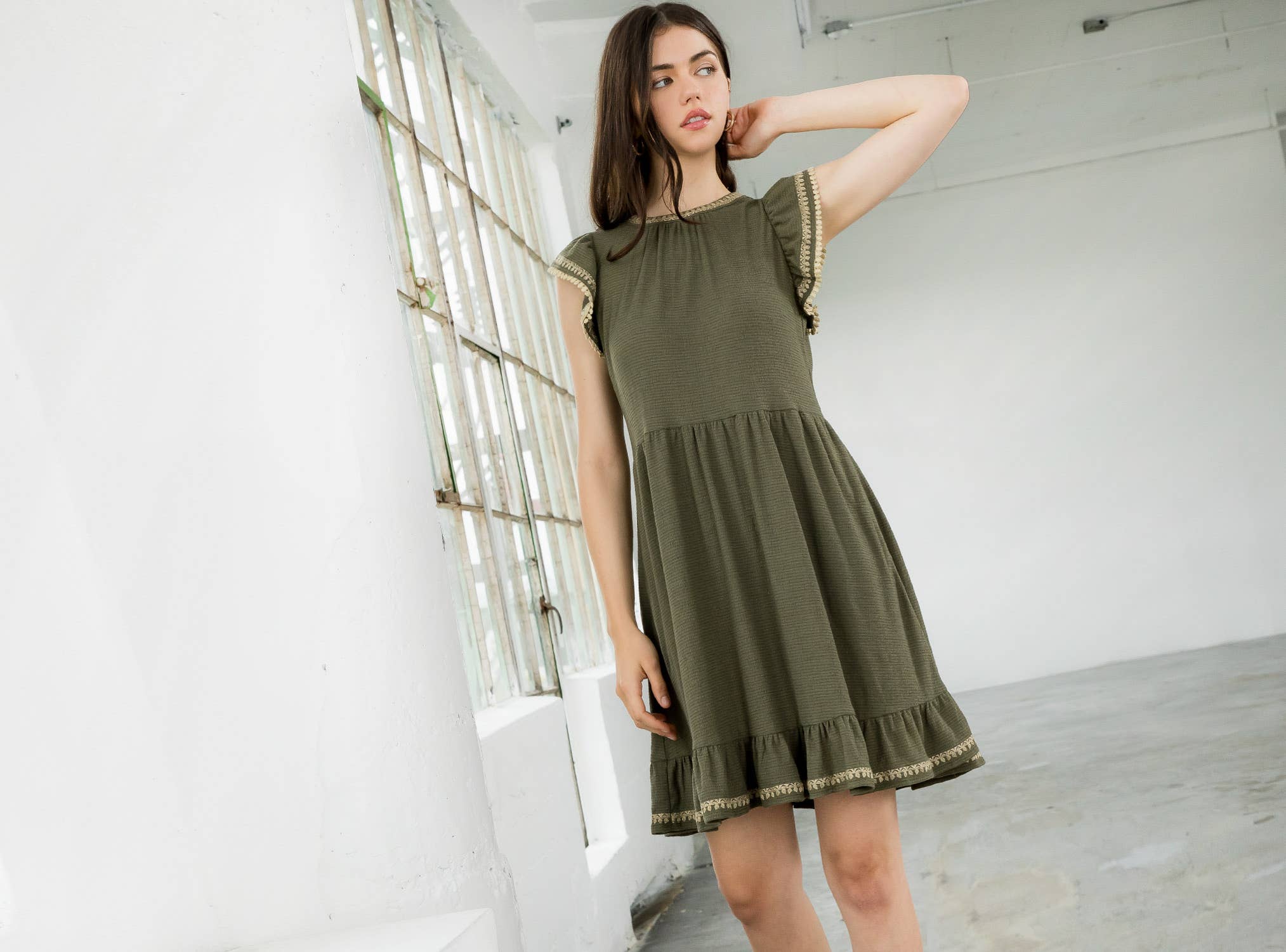 The Bailey Embroidered Dress