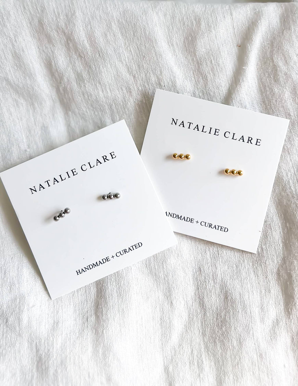 Three Bead Stud