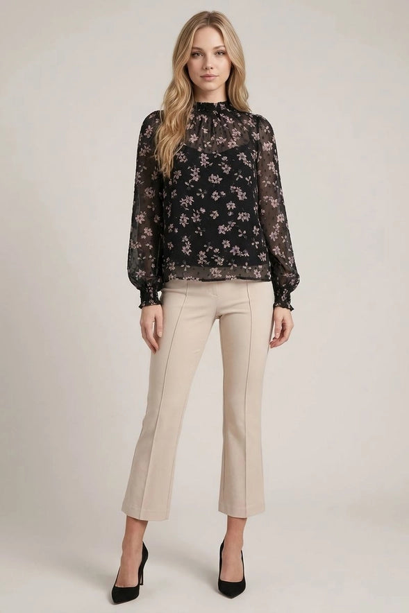 The Sutton Floral Long Sleeve Blouse